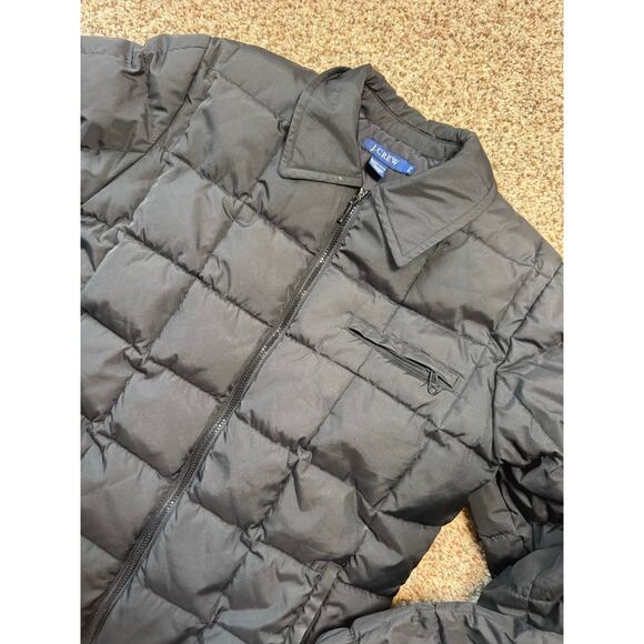 J. CREW Black, Down, lightweight Quilted Puffer Jacket/Coat, PS (Petite/Small) - Picture 3 of 12